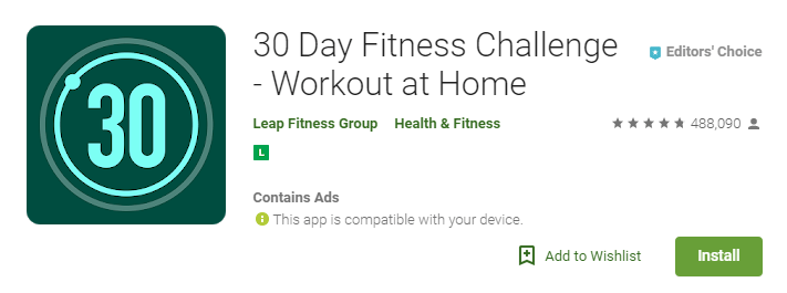 aplicativo de beleza fitness challenge