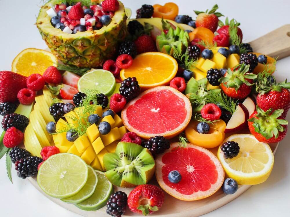 cesta para dieta da fruta