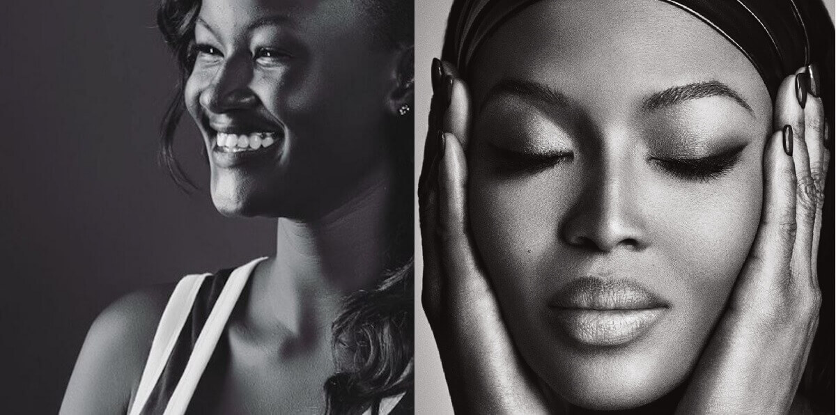 As Modelos Negras Naomi Campbell e Khoudia Diop