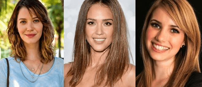 as atrizes Nathalia Dill, Jessica Alba e Emma Roberts